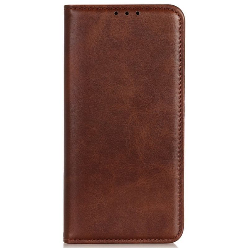 Flip Cover Poco M5 Cuir Fendu