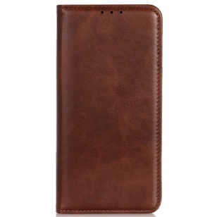 Flip Cover Poco M5 Cuir Fendu