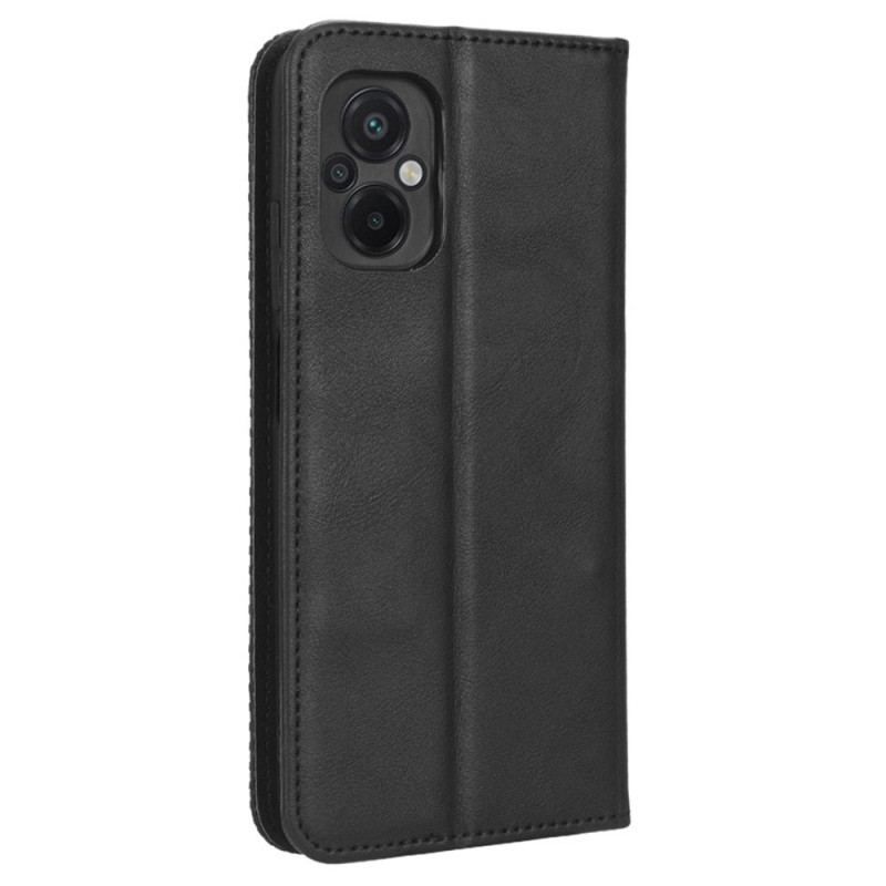 Flip Cover Poco M5 Style Cuir Stylisé