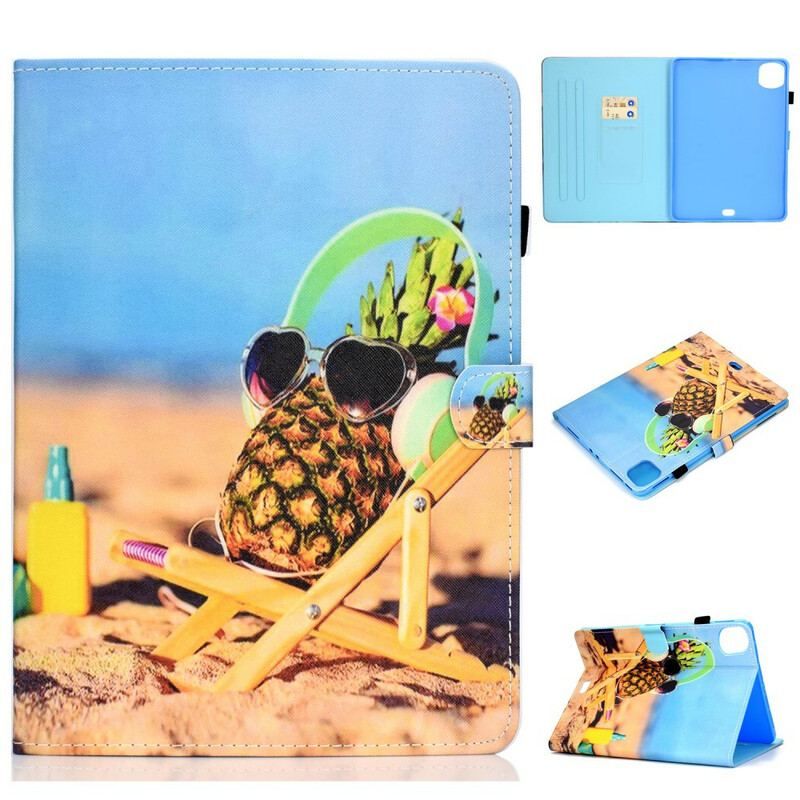 Housse iPad Air (2022) (2020) / Pro 11" Ananas Plage