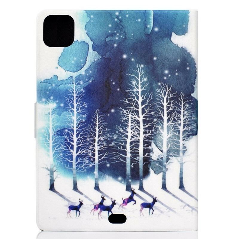 Housse iPad Air (2022) (2020) / Pro 11" Cerfs des Neiges