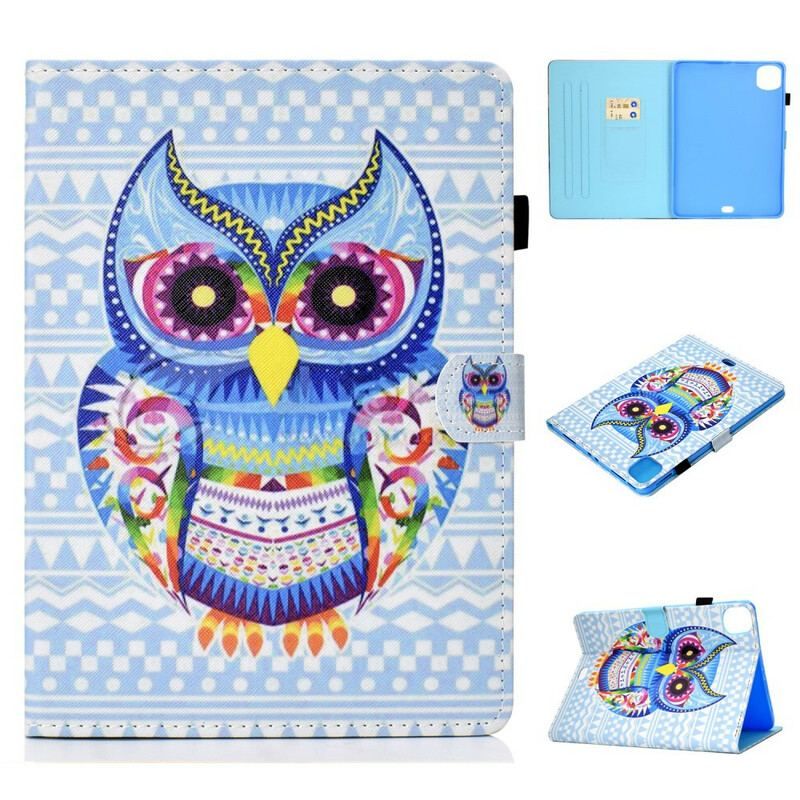 Housse iPad Air (2022) (2020) / Pro 11" Hibou Art