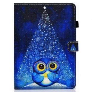 Housse iPad Air (2022) (2020) / Pro 11" Hibou Bleu