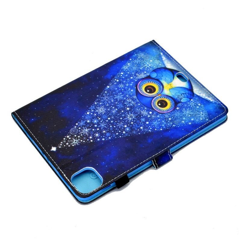 Housse iPad Air (2022) (2020) / Pro 11" Hibou Bleu