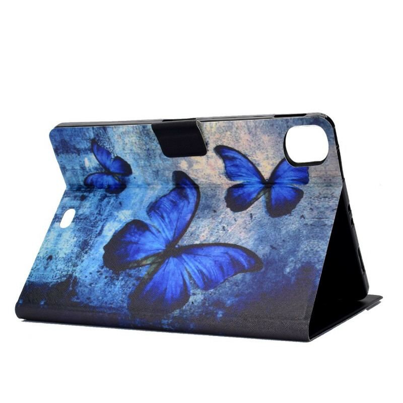 Housse iPad Air (2022) (2020) / Pro 11" Papillons Bleus