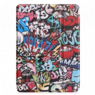 Smart Case iPad Pro 11" (2022) (2021) Porte-Stylet Graffitis