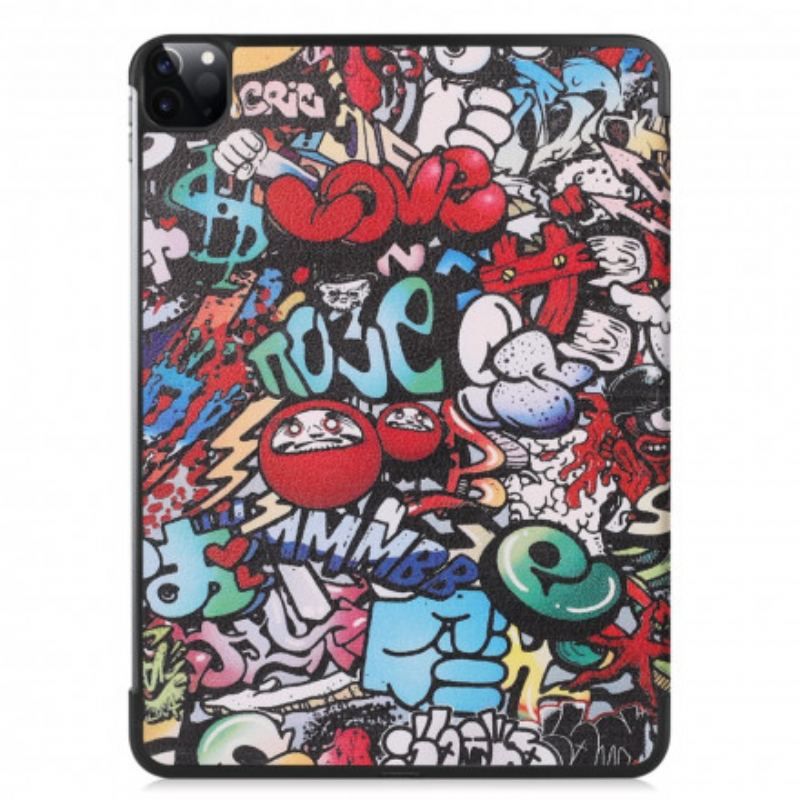 Smart Case iPad Pro 11" (2022) (2021) Porte-Stylet Graffitis