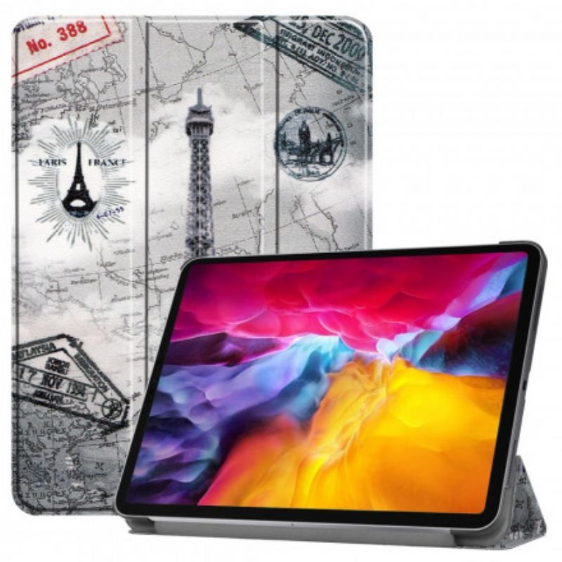 Smart Case iPad Pro 11" (2022) (2021) Tour Eiffel Porte-Stylet