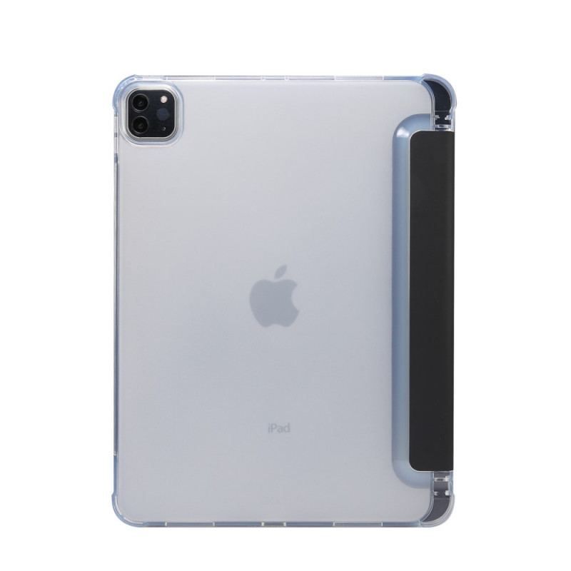 Smart Case iPad Pro 11" Simili Cuir et Dos Transparent