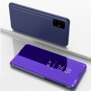 Coque Samsung Galaxy A51 5G avec rabat effet miroir