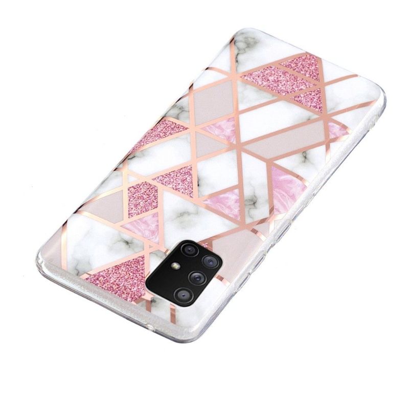 Coque Samsung Galaxy A51 5G Flexible Géométrie