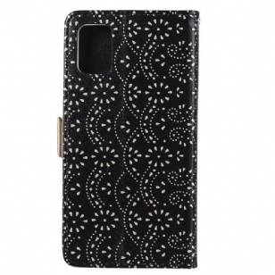 Housse Samsung Galaxy A51 5G Fleur Dentelle