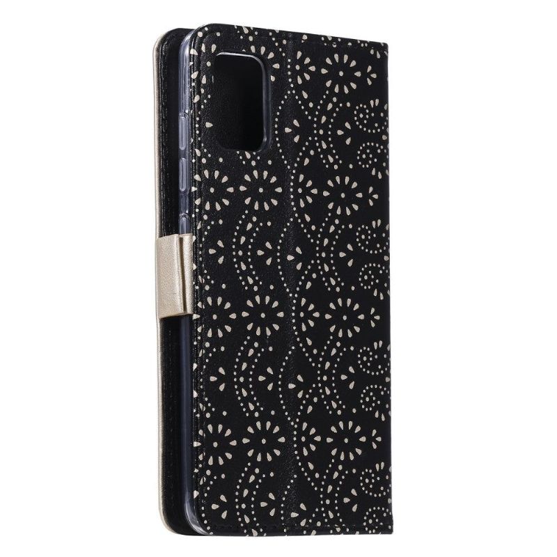 Housse Samsung Galaxy A51 5G Fleur Dentelle