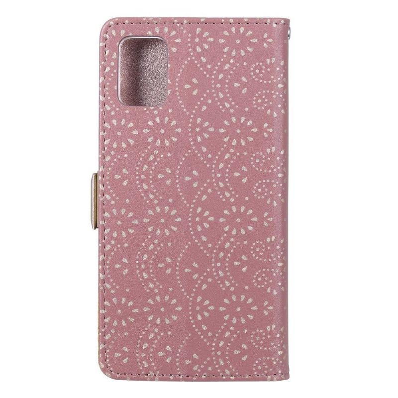 Housse Samsung Galaxy A51 5G Fleur Dentelle