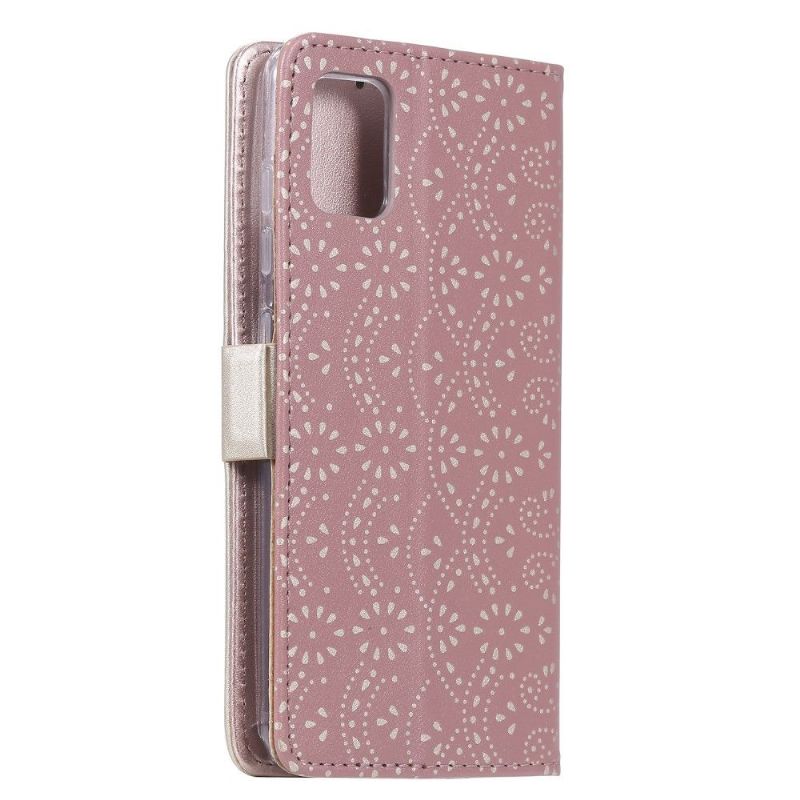 Housse Samsung Galaxy A51 5G Fleur Dentelle