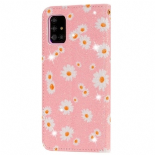 Housse Samsung Galaxy A51 5G Marguerites - Rose