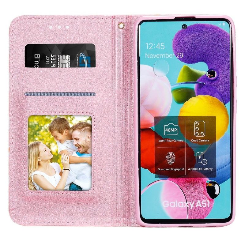 Housse Samsung Galaxy A51 5G Marguerites - Rose