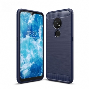 Coque Nokia 7.2 Flexible Effet Brossé