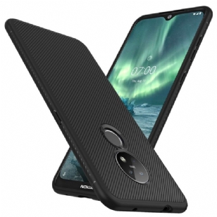 Coque Nokia 7.2 Flexible Effet Strié