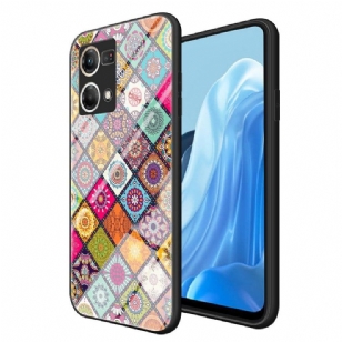 Coque Oppo Reno 7 Kaleidoscope Mandala avec support