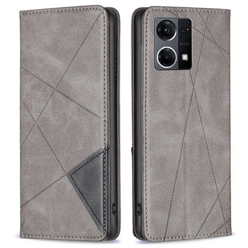 Housse Oppo Reno 7 BINFEN Style Cuir Series-1