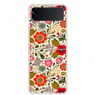 Coque Samsung Galaxy Z Flip3 5G Fleurs Colorées