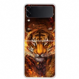 Coque Samsung Galaxy Z Flip3 5G Tigre de feu