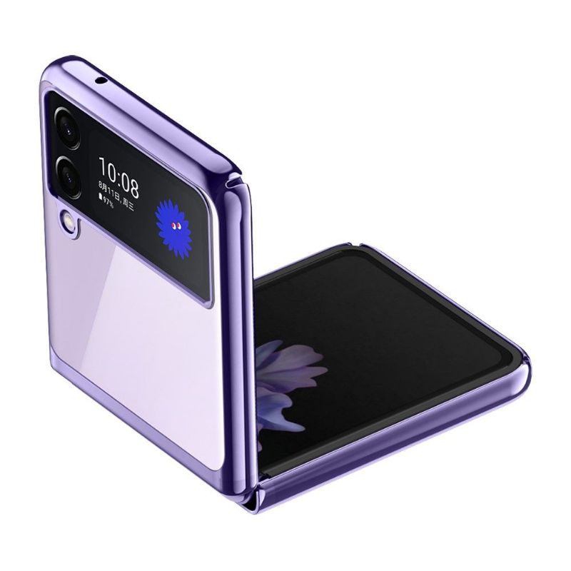 Coque Samsung Galaxy Z Flip3 5G Transparent Rebords Colorés