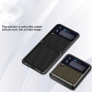 Coque Samsung Galaxy Z Flip3 5G Ultra mince Fibre Carbone