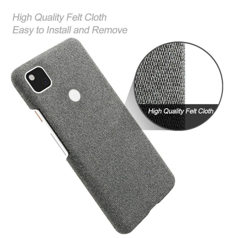 Coque Google Pixel 4a revêtement tissu