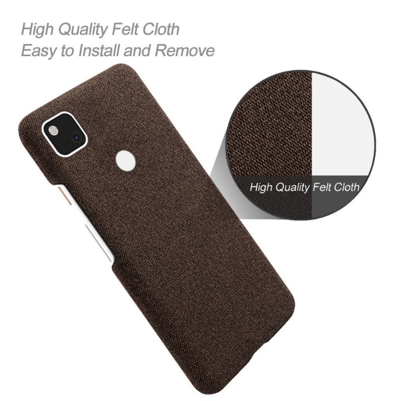 Coque Google Pixel 4a revêtement tissu