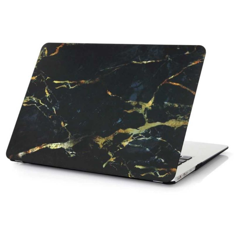 Coque MacBook Pro 13 pouces Marbre - Noir / Blanc