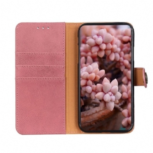 Housse Honor 9X Lite KHAZNEH Effet Cuir Porte Cartes - Rose