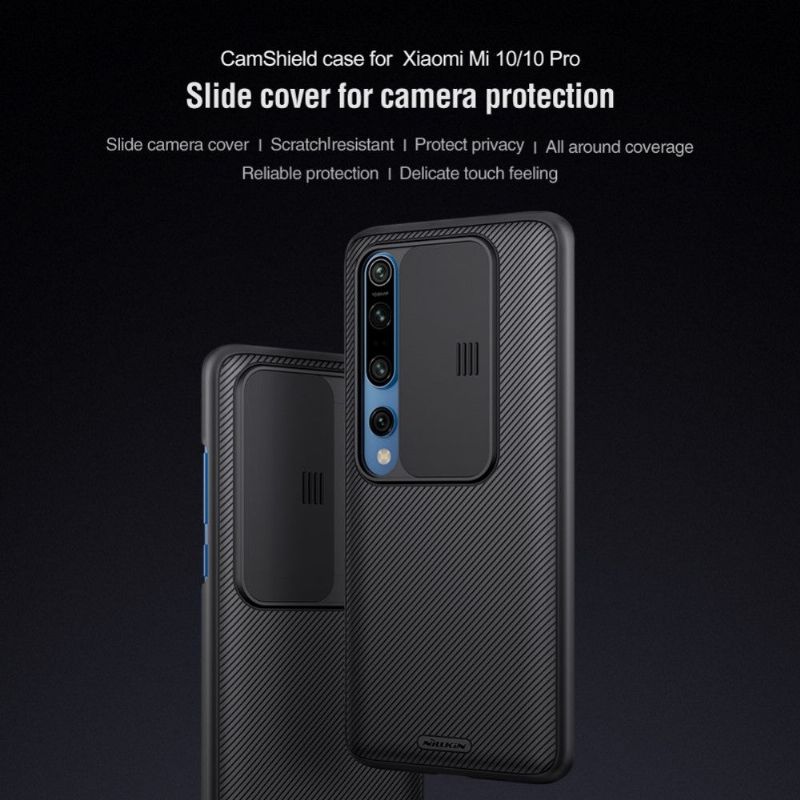 CamShield - Coque Xiaomi Mi 10 / Mi 10 Pro avec cache objectif arrière