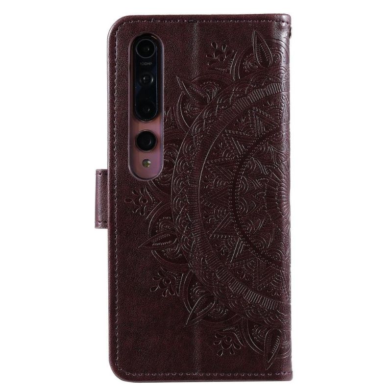 Housse Xiaomi Mi 10 Mandala Soleil Relief