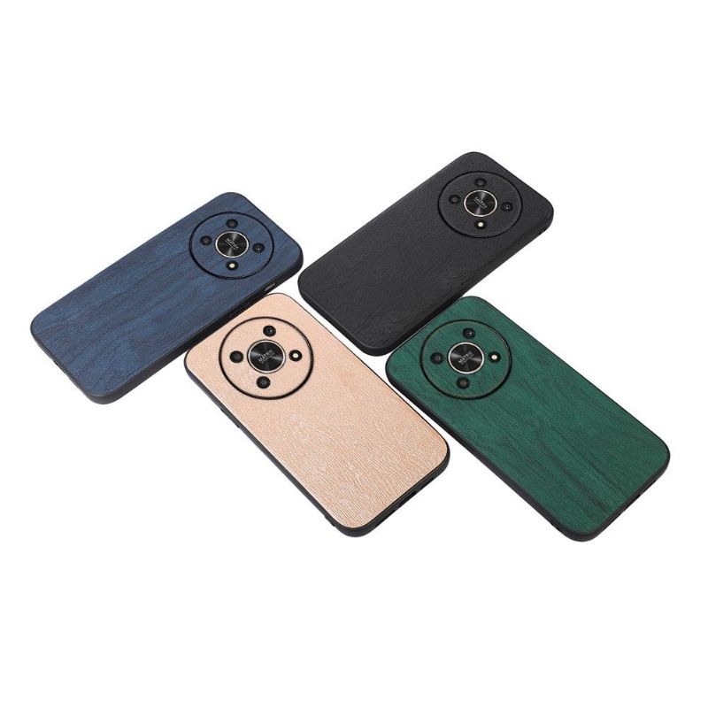 Coque Honor Magic 4 Lite 5G Simili Cuir Effet Écorce