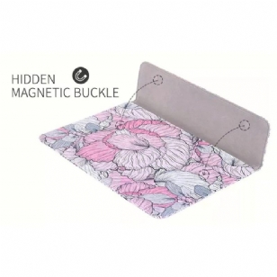 Pochette ordinateur design enveloppe fleurs