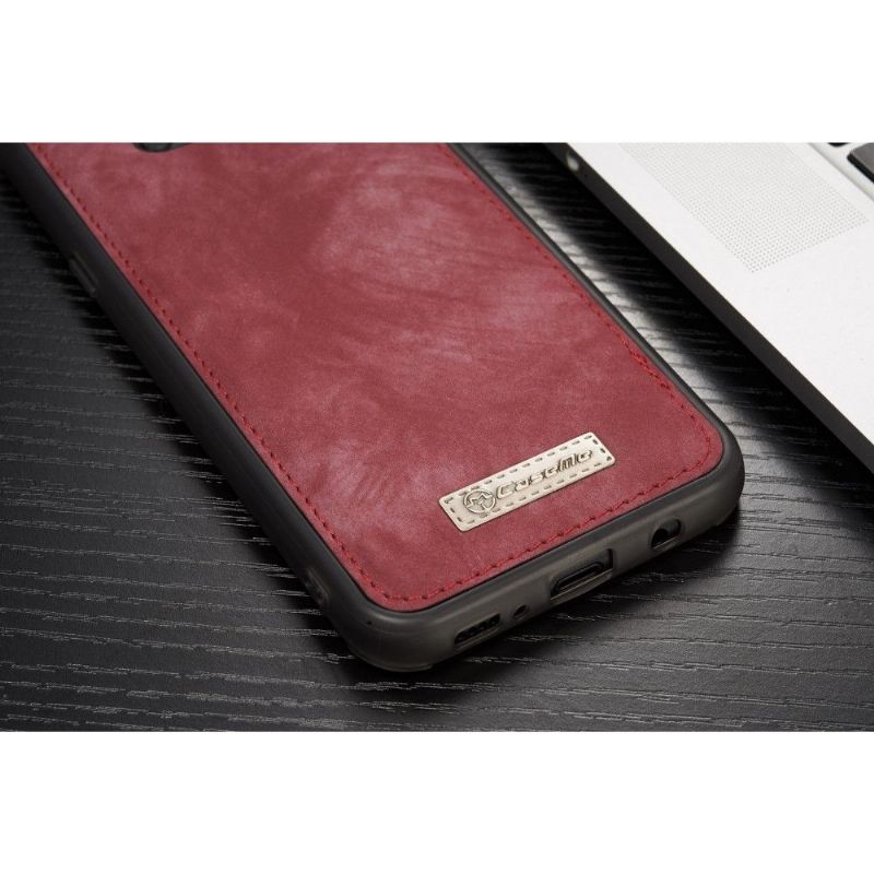 Samsung Galaxy S8 Plus - Coque et housse porte cartes 2-en-1 - Rouge