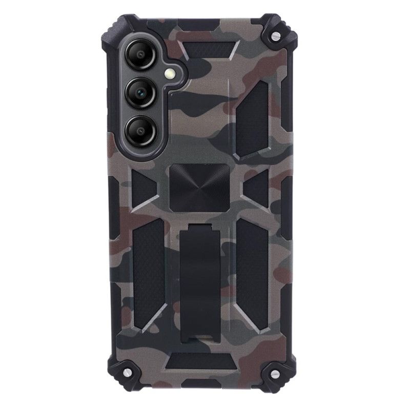 Coque Samsung Galaxy S24 5G avec Support Camouflage