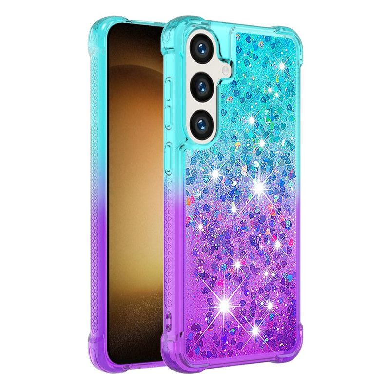 Coque Samsung Galaxy S24 5G Dégradé Paillettes