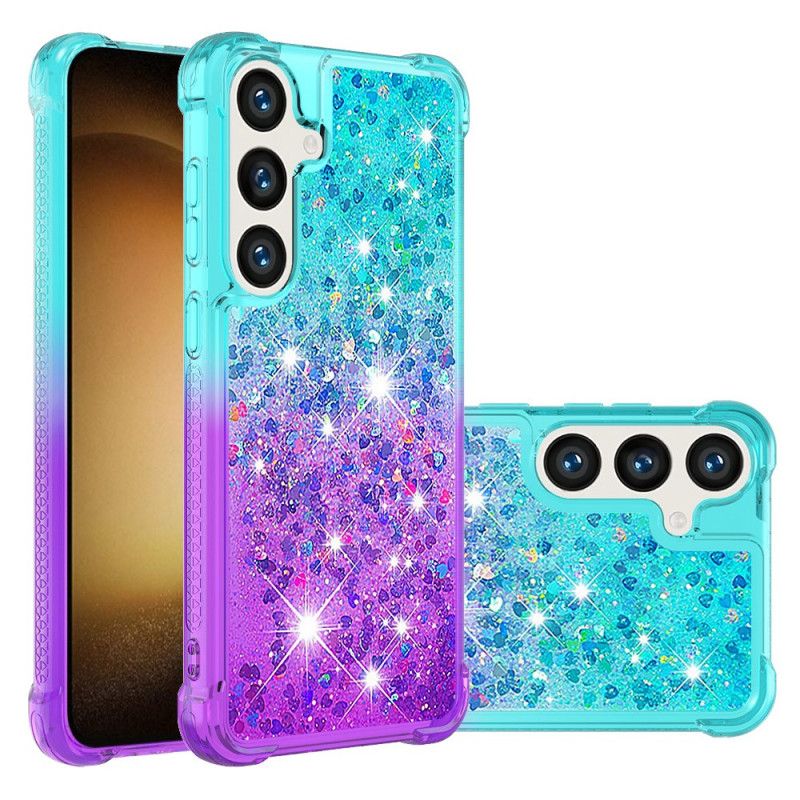 Coque Samsung Galaxy S24 5G Dégradé Paillettes