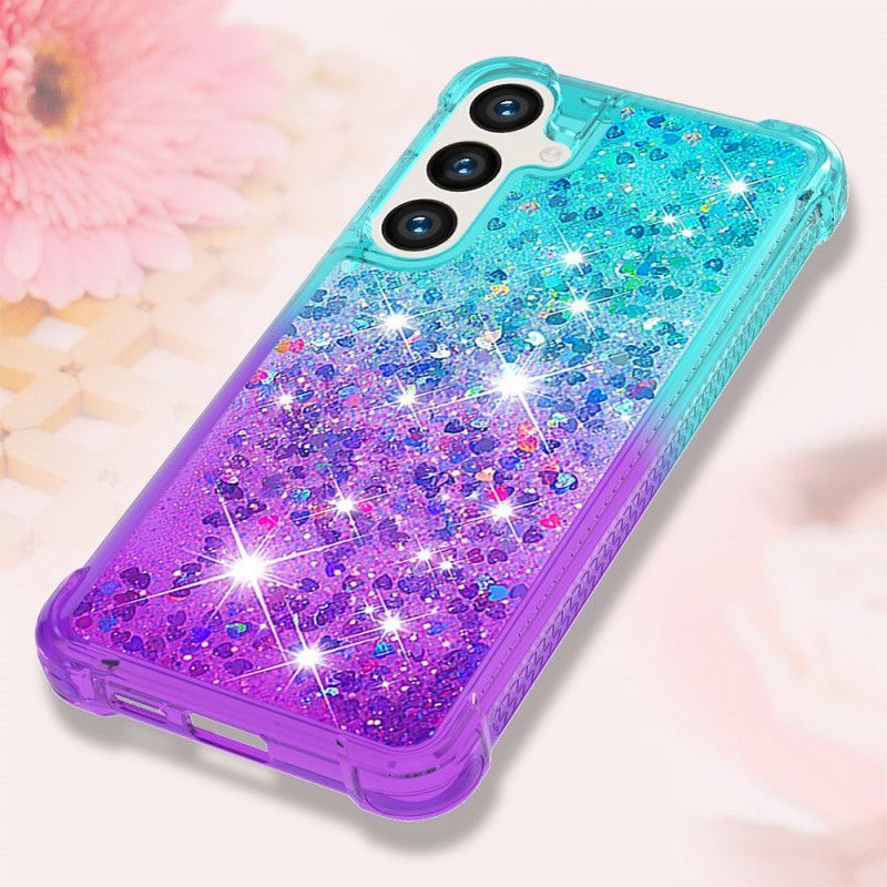 Coque Samsung Galaxy S24 5G Dégradé Paillettes