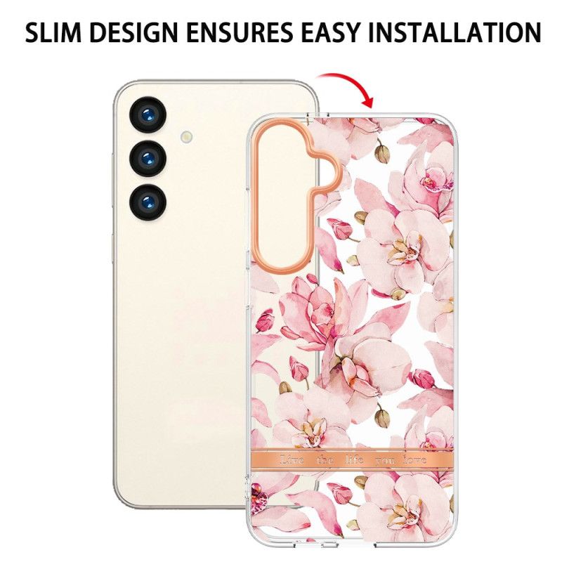 Coque Samsung Galaxy S24 5G Série Florale