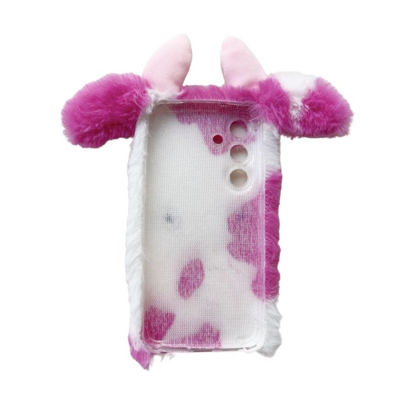 Coque Samsung Galaxy S24 5G Vache Peluche