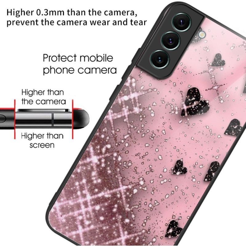 Coque Samsung Galaxy S24 5G Verre Trempé La Vie en Rose