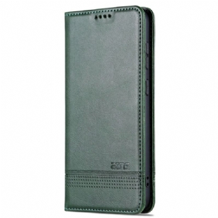 Flip Cover Samsung Galaxy S24 5G Effet Cuir AZNS