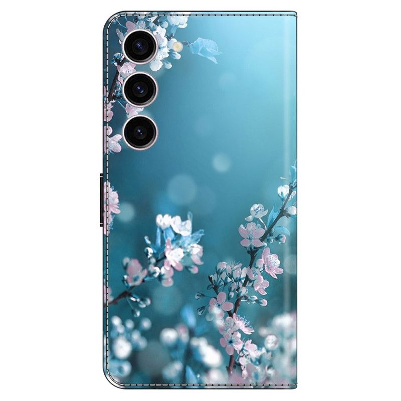 Housse Samsung Galaxy S24 5G Fleurs de prunier