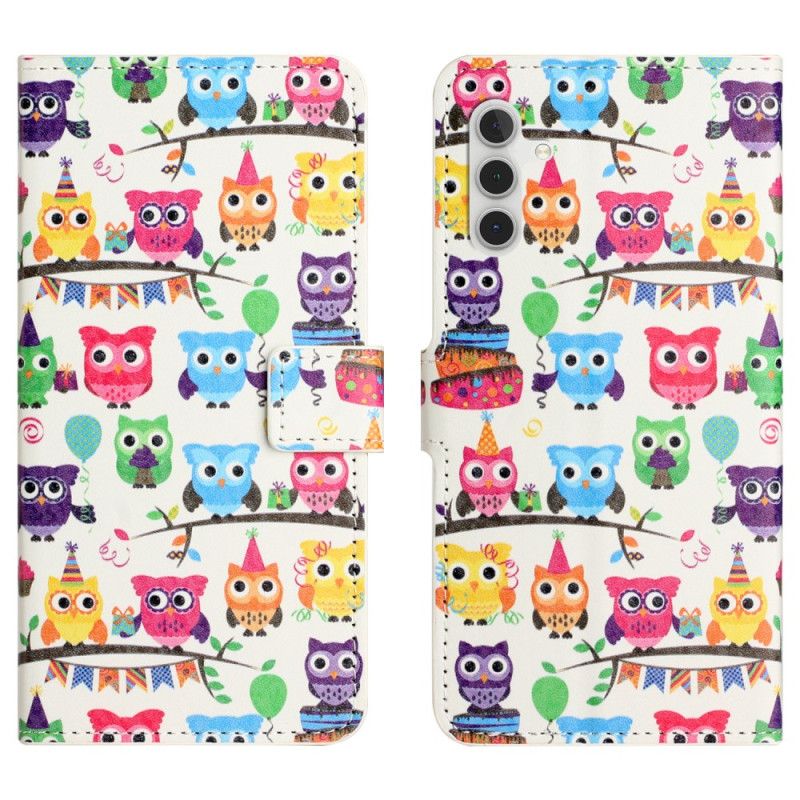 Housse Samsung Galaxy S24 5G Gang de Hiboux