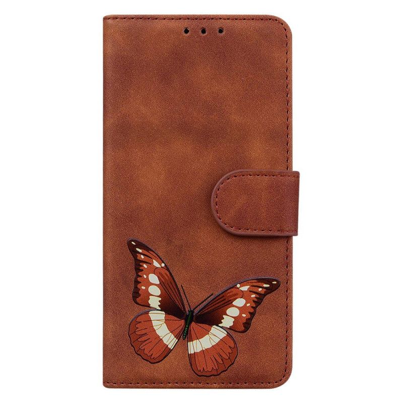 Housse Samsung Galaxy S24 5G Papillon à Lanière