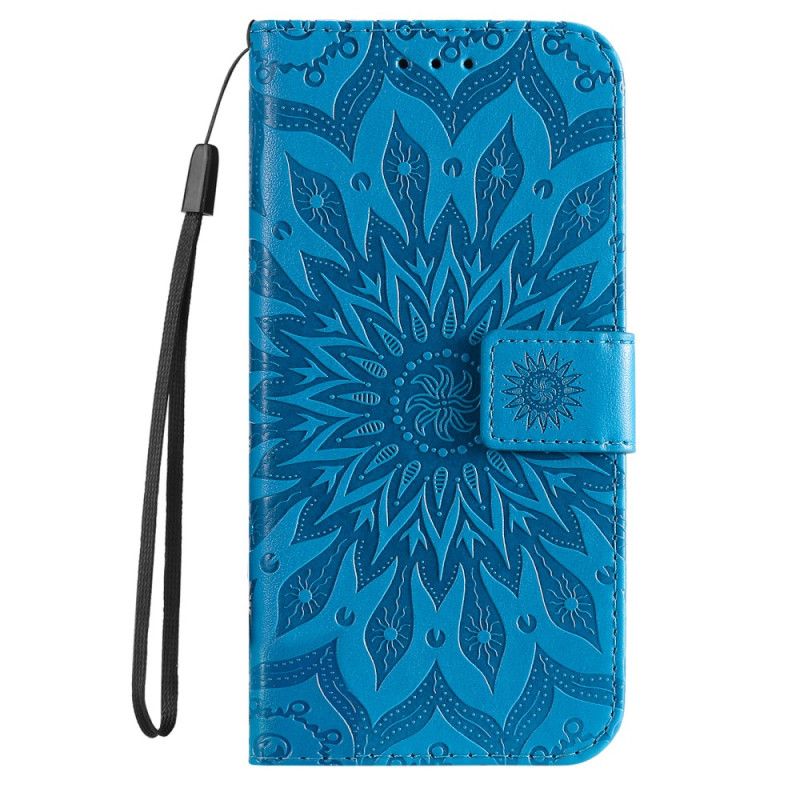 Housse Samsung Galaxy S24 5G Superbe Mandala à Lanière